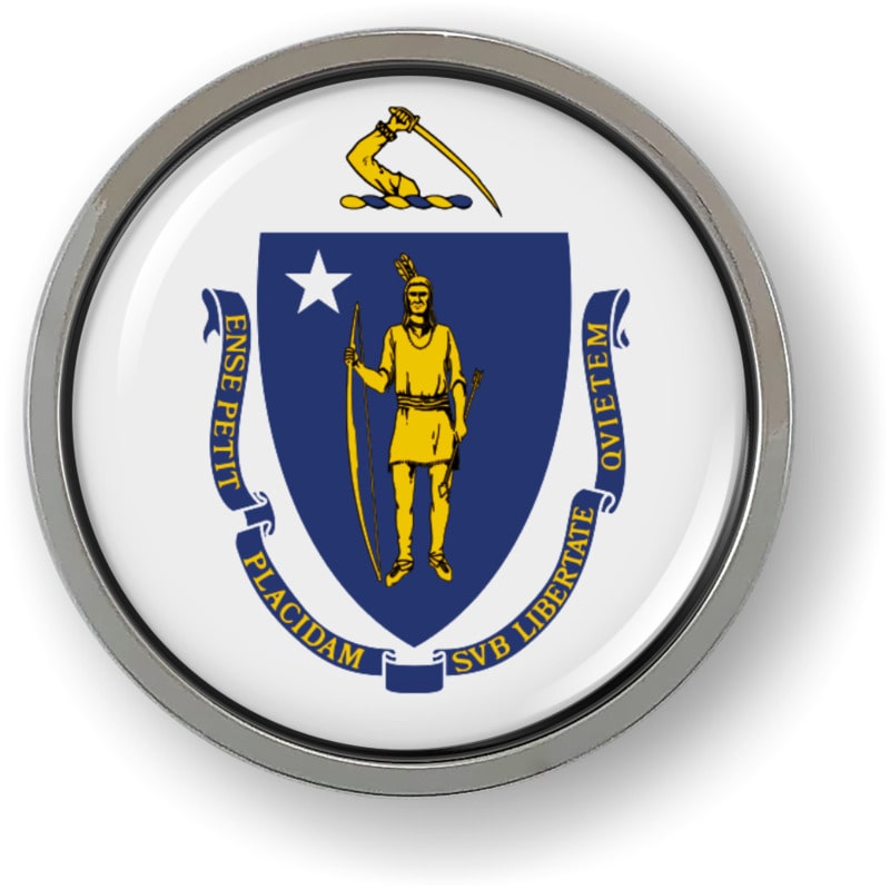 Massachusetts - State Flag Emblem